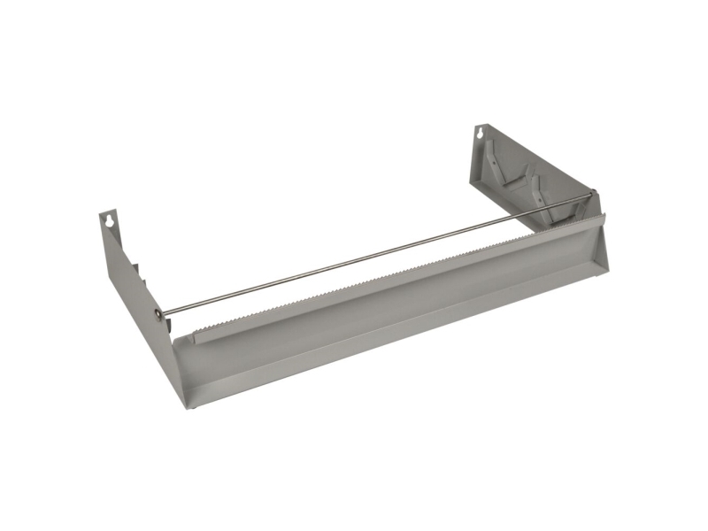 Dispenser, ABENA Cater-Line, 30x16x8cm, sølv, stål, dobbelt, m/savklinge