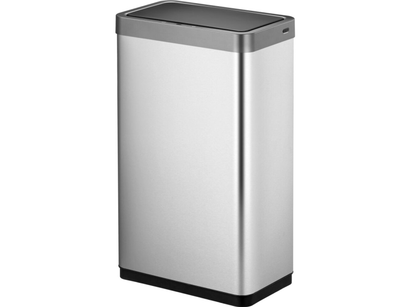 Affaldsspand, EKO Mirage X Sensor, stål mat, rustfrit stål, 80 l, med plast inderspand og soft close