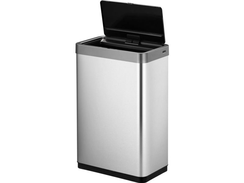 Affaldsspand, Eko Mirage X Sensor, Stål Mat, Rustfrit Stål, 47 L, Med Plast Inderspand Og Soft Close