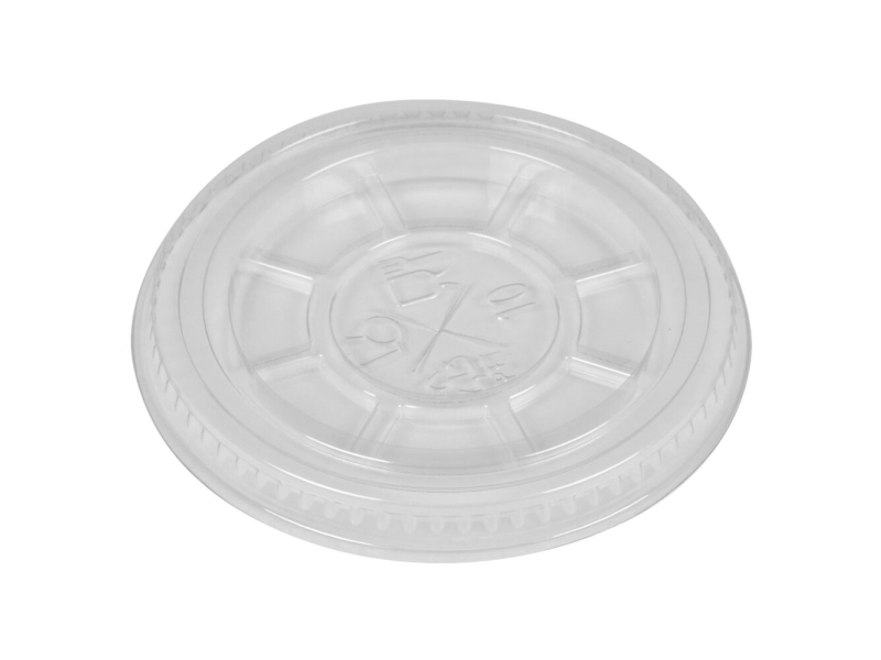 Kansi, ABENA Gastro, Ø7,8cm, kirkas, RPET - (50 kpl)
