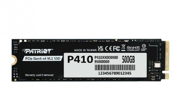 Patriot Ssd Patriot 500Gb M.2 P410 Pcie 4.0 5000/2300 (P410p500gm28h)