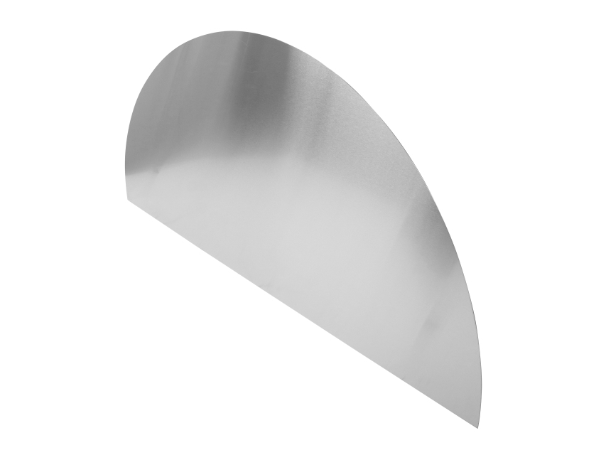 Home&gt it® böjd stänkplatta 90 x 45 cm borstat rostfritt stål | Huset - Inredning - Grepp | GameStuff