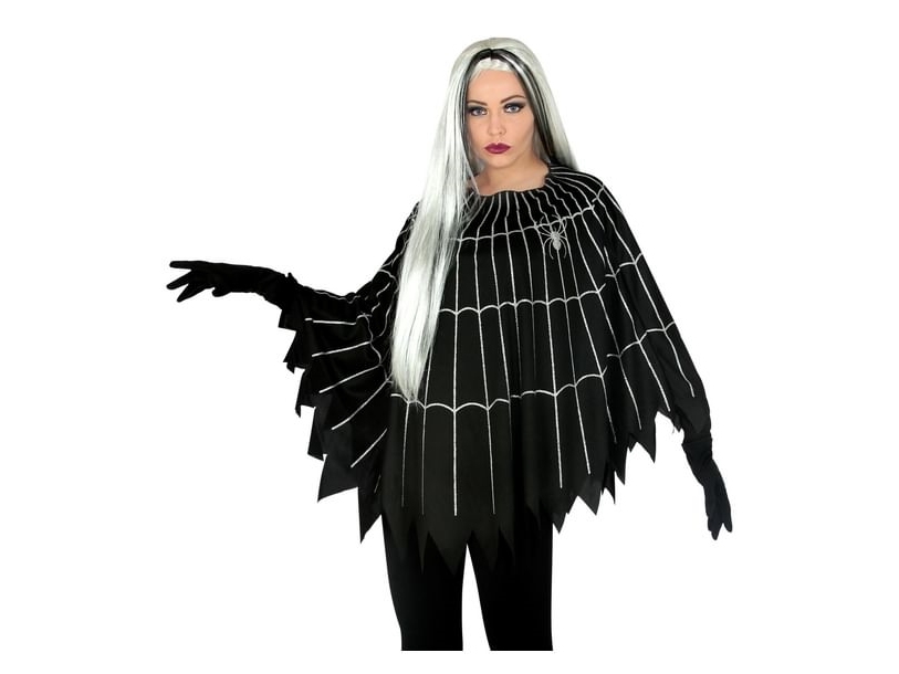 Spinnennetz-Poncho