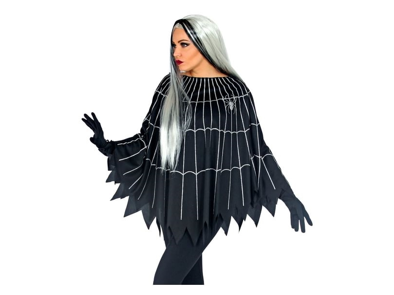 Spinnennetz-Poncho