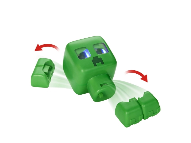 Minecraft Mein Haustier-Creeper Interaktives Spielzeug, Actionfigur Mit Lichtern, Geräuschen Und Explodierendem Spielspaß, 6 Jahr(E), Grün, Kunststof