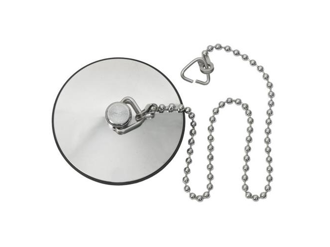 Stopfen Intra Ø60mm M/Kette Edelstahl