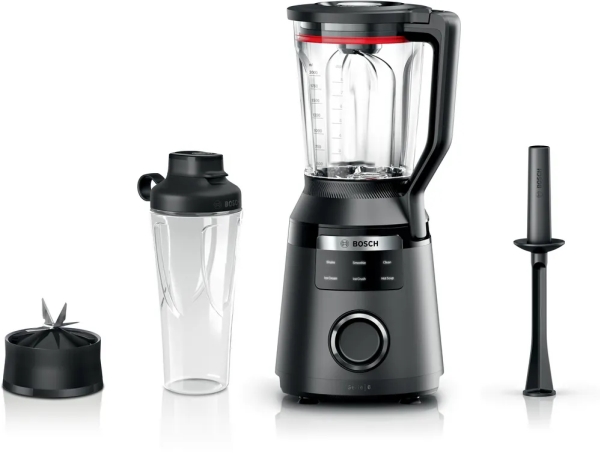 Bosch Serie 6 MMB6654B, Blender til madlavning, 2 L, Knusning af is, 0,1 m, 1800 W, Sort