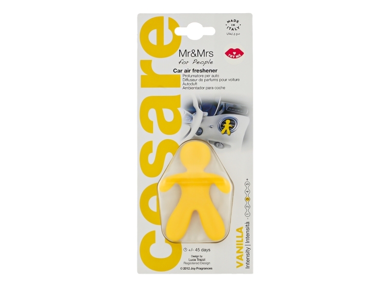 Mr&Mrs Fragrance Cesare Car Air Freshener Vanilla kvapas automobiliui, 1 vnt.