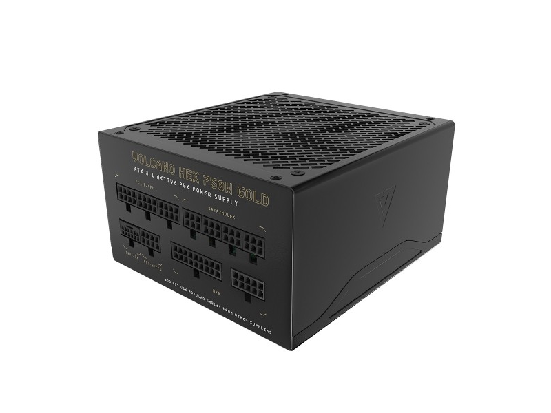 Modecom Volcano Hex 750W Gold Computer Netzteil Atx 3.1