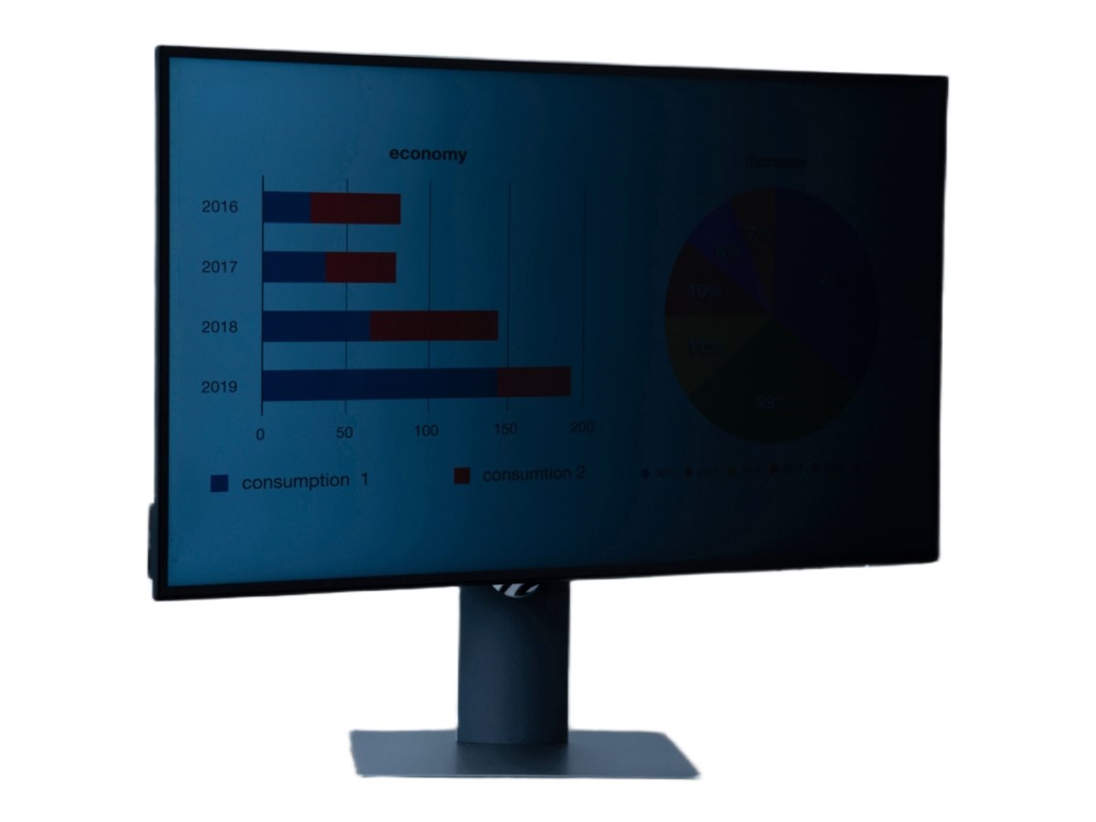 Kapsolo 2-Wege Blickschutzfilter Für 71,1Cm (28") Wide 16:10, 71,1 Cm (28 Zoll), 16:10, Monitor, 3H, Privatsphäre, 102 G