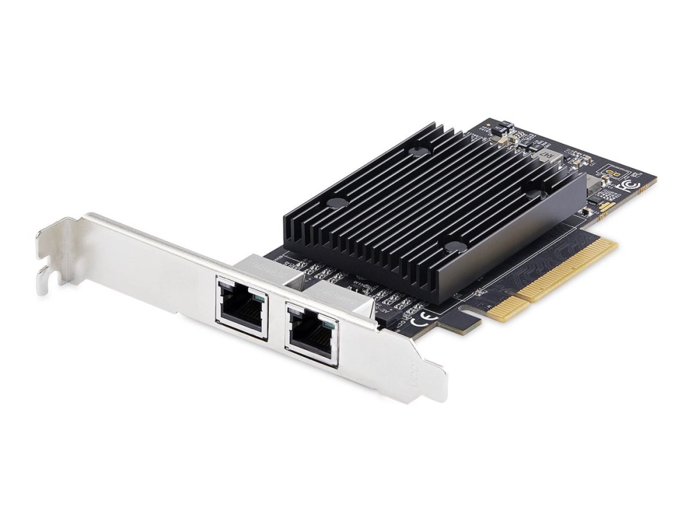 Startech.Com 2-Port Pcie 10Gb Ethernet Network Card, 10Gbe Network Interface Card, Broadcom Bcm57416 Chipset, Dual Rj45 10Gbase-T/Gigabit, Nic Card,