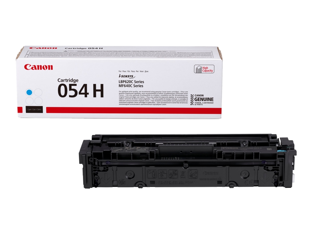 Canon 054 H High Yield Toner-Cartridge, Cyan, 2300 Seiten, Cyan, 1 Stück(E)