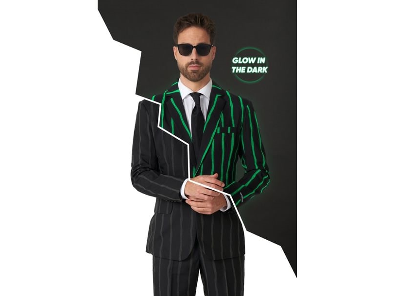 Suitmeister Pinstripe Glow In The Dark