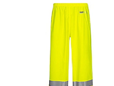 Lyngsøe Regenhose Xl - Hi-Vis Gelb, Wind- Und Wasserdicht, Gummizug In Der Taille, Lr52