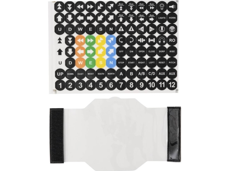 Tru Components 2 & 4 Button Cover & Sticker Tc-13660436 Med Plade, Med Berøringsbeskyttelse 1 Stk
