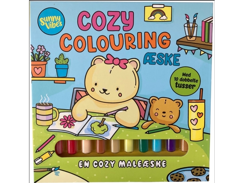 Sunny Vibes: Cozy Colouring Æske |