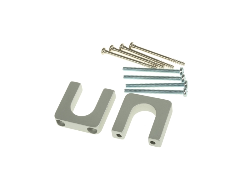 Schroff Bærehåndtag Grå (L X B X H) 40 X 40 X 10 Mm Multipac 20860-256 1 Stk (20860-256)