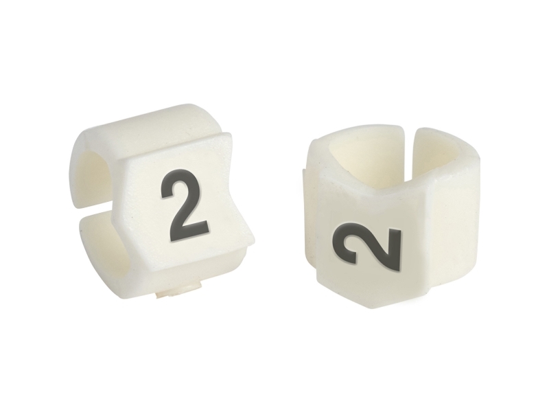 Brady Scn-23-2, Sort, Hvid, Nylon, 50 Stk