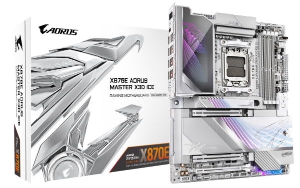AORUS - Moderkort - ATX - Socket AM5 - AMD X870 Chipuppsättning - USB 3.2 Gen 1 - Bluetooth - inbyggda grafiken (CPU krävs) - HD-ljud (8 kanaler) | Datorkomponenter - Moderkort - AMD Moderkort | GameStuff