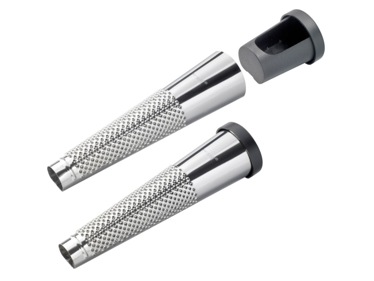 Gefu 10450, Round Grater, Stainless Steel, Stainless Steel, 42 Mm, 153 Mm, 37 Mm