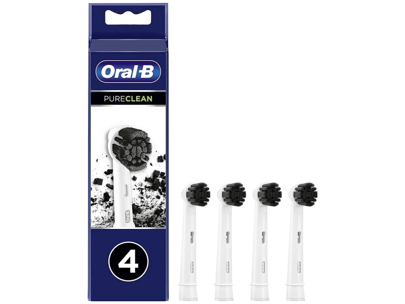 Oral-B Oral-B Pure Clean 4 delar tip sort | Hälsa - Tandvård - Tandborsthuvuden | GameStuff