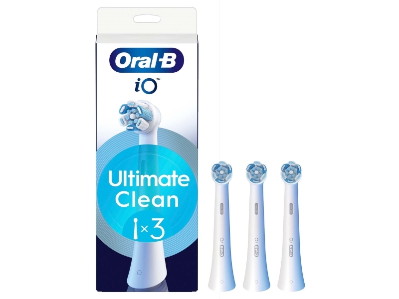 Oral-B Io Ultimate Clean Replacement Brushes 3Pcs, White