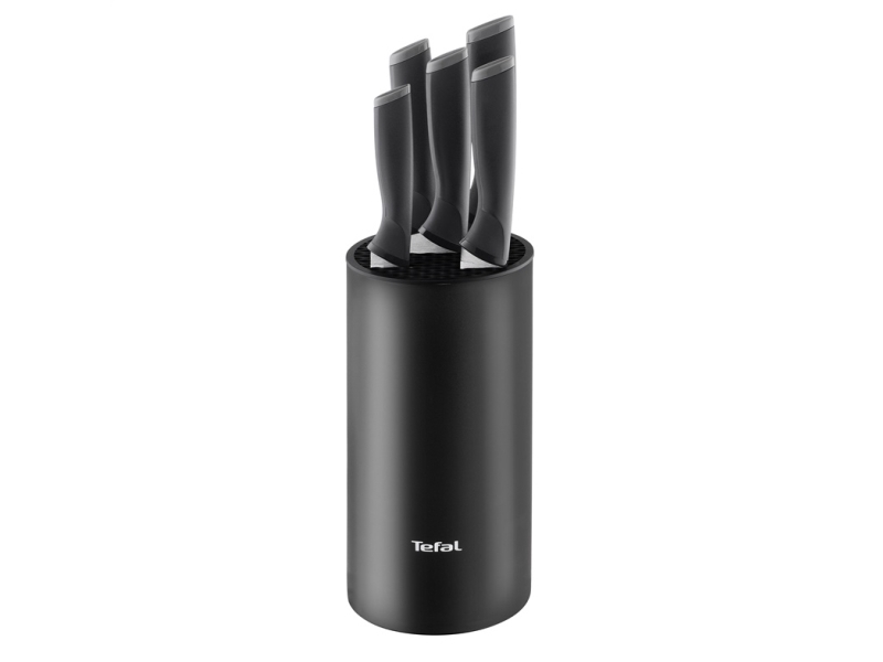 SET OF 5 KNIVES + STAND COMFORT SS