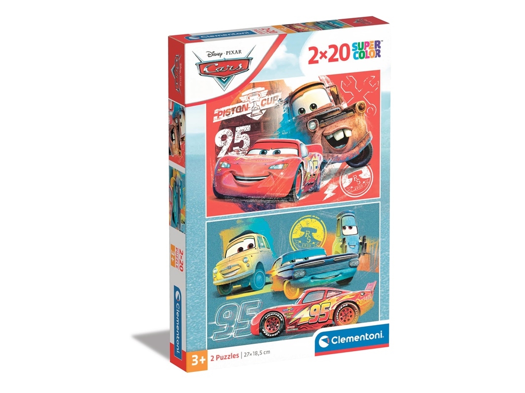 Puzzles Disney Cars, 2X20 Teile
