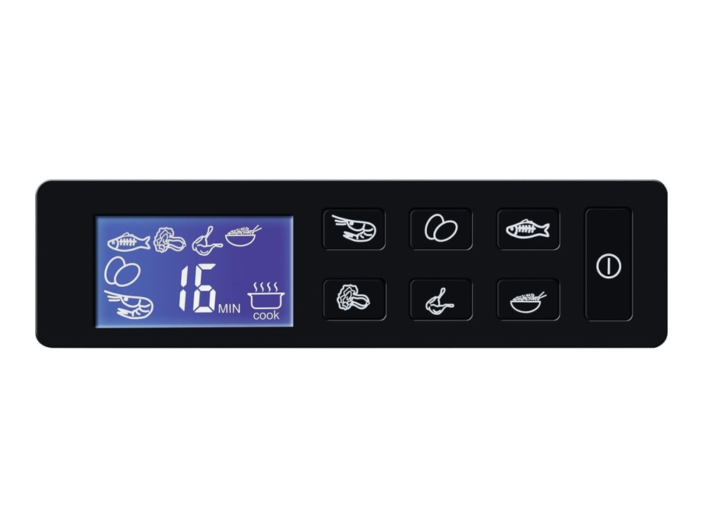 Steba DG 2 - Ångkokare - 6 liter - 1.2 kW - rostfritt stål svart | Köksapparater - Köksmaskiner - Ånga & Riskokare | GameStuff