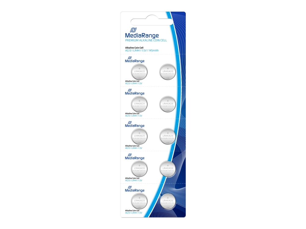 Mediarange Batterie Alkaline Lr44 1.5V/10Pcs Mrbat113 Mediarange