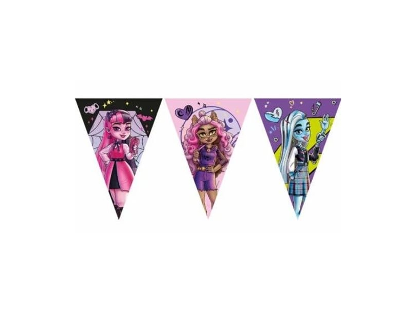 Monster High Best Students Vimpelguirlande