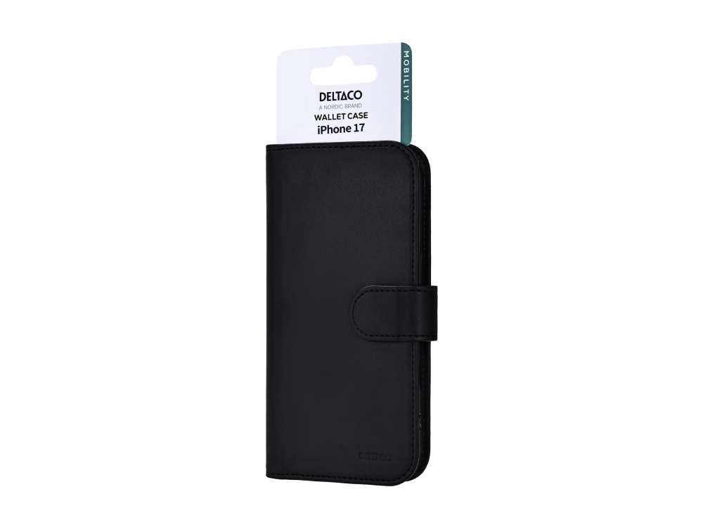 Deltaco Mcase-Wipn1763, Folio, Apple, Iphone 17, Black