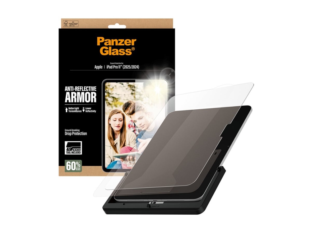 Panzerglass Anti-Reflective Armor Displayschutz Ipad Pro 11" (2024-2025) | Ultra-Wide Fit M. Fastfit Tool, Apple, Apple - Ipad Pro 11" (2024), Appl
