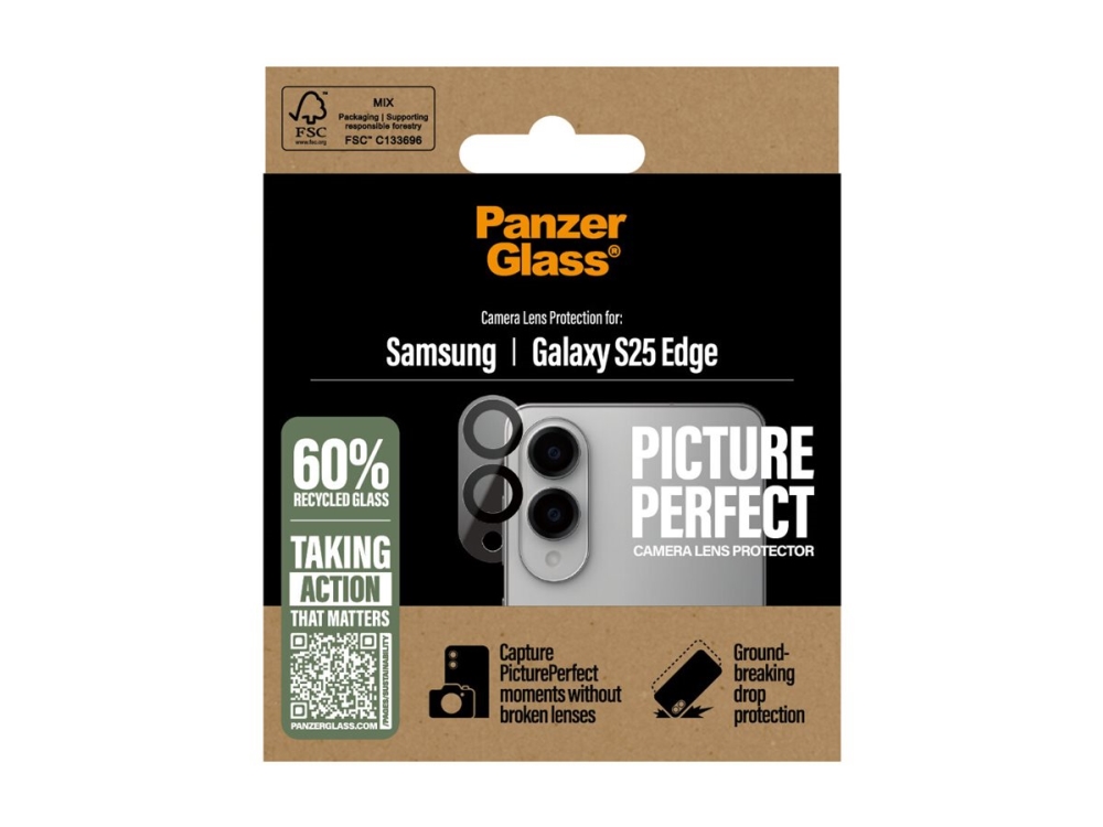 Panzerglass Pictureperfect - Objektiv Beskyttelse For Mobiltelefon - For Samsung Galaxy S25 Edge