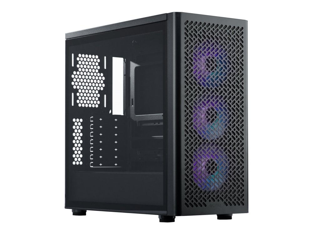 Cooler Master Elite 502, Midi Tower, Pc, Black, Atx, Eatx, Itx, Micro Atx, Steel, Gaming