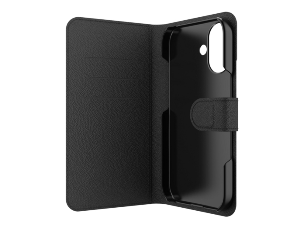 Zagg Defence - Flipomslag Til Mobiltelefon - Polyuretan-Læder, Polycarbonat (Pc) - Sort - For Apple Iphone 17 Pro Max