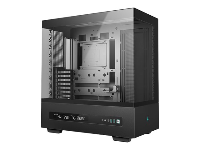 Deepcool Ch690 Digital - Mid-Tower - Atx - Seitenteil Mit Fenster (Gehärtetes Glas) - Kein Netzteil (Atx / Ps/2) - Schwarz - Usb/Audio