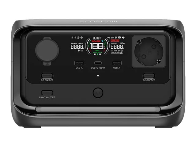 Ecoflow River 3 Plus portable power station, 286 Wh | Huset - Solpaneler & batterier - Kraftverk | GameStuff