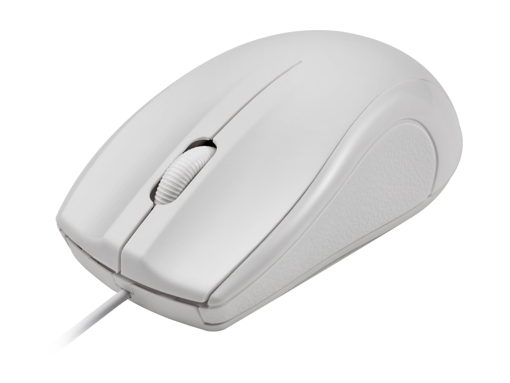 Deltaco Ms-711-W - Mus - Optisk - 3 Knapper - Kablet - Usb - Hvid