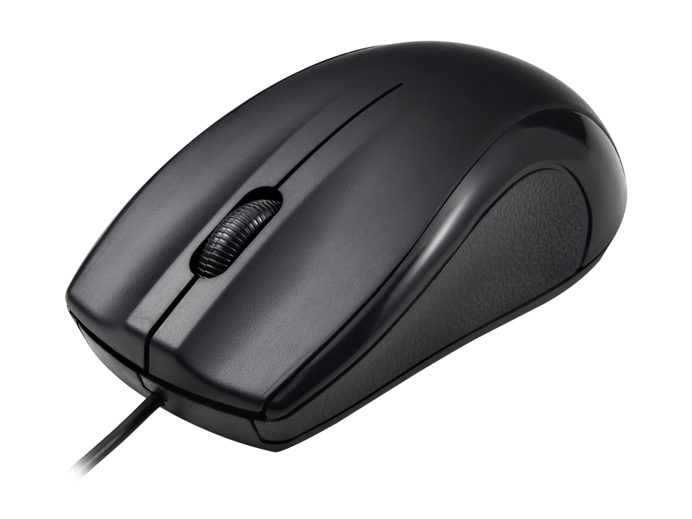 Deltaco Ms-711-C - Mus - Optisk - 3 Knapper - Kablet - Usb-C - Sort