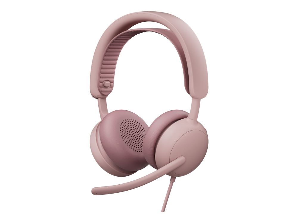 Logitech Zone Wired 2 For Business, Wired, Rose