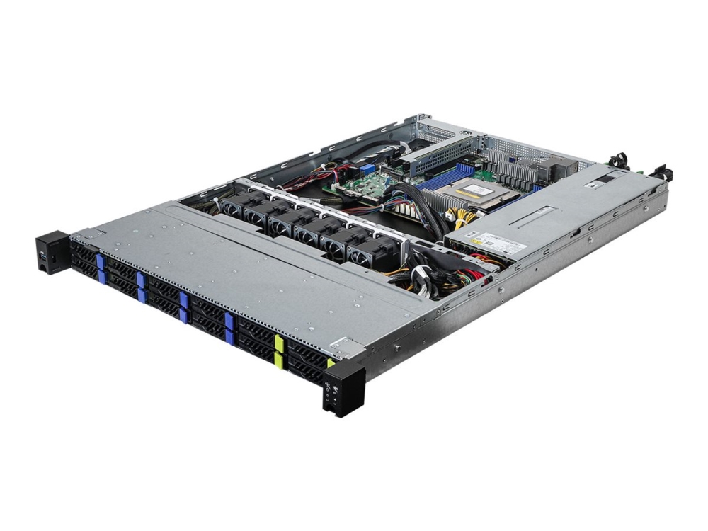 Platforma Asrock Rack (1U) 1U8s4e-Genoa/2T Amd Epyc 9005/9004 (8X 2 5 Sata Hs 4X 2 5 Nvme Hs 2Xm.2 2X10gbe Ipmi 1+1 750W)