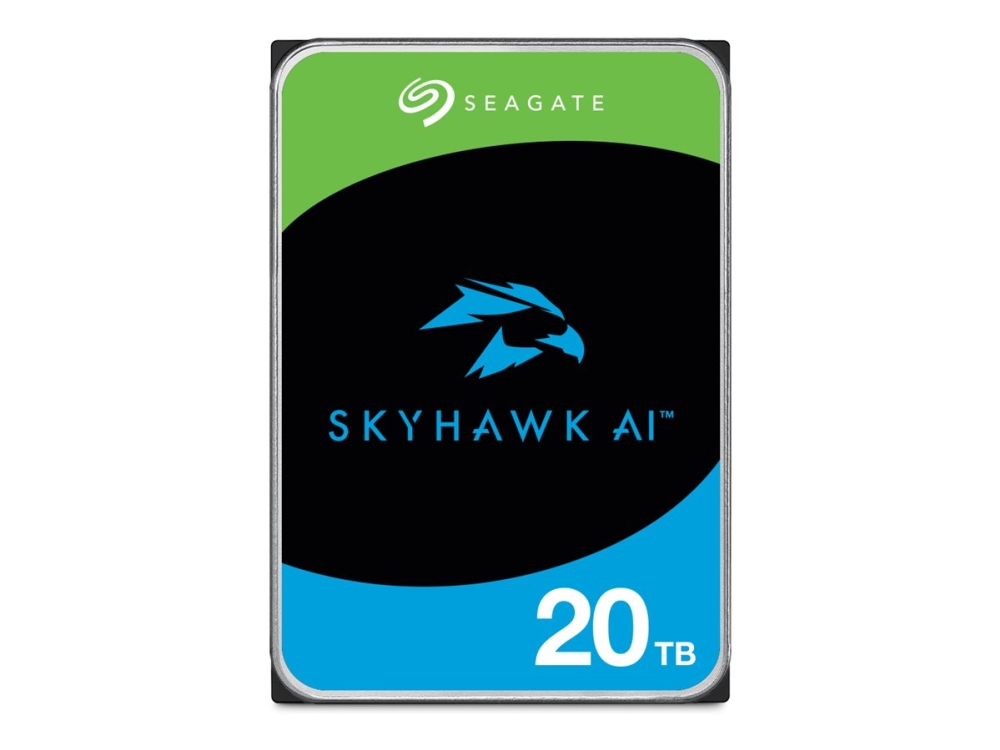 SEAGATE Skyhawk AI 20TB HDD SATA 6Gb/s 512MB cache 3,5 tum CMR Helium | Datorer & Surfplattor - Servertillbehör - Hårddiskar | GameStuff