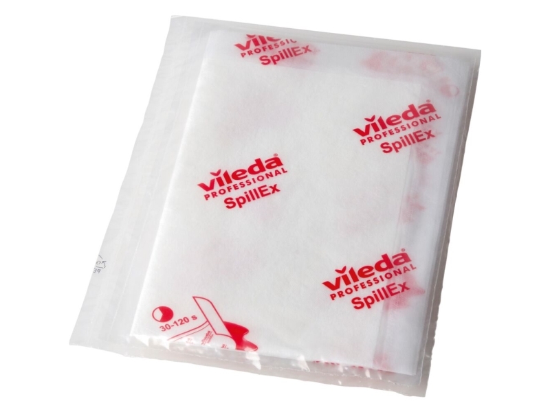 Spildmoppe, Vileda Cleanroom Spillex, Ce, 54X37cm, Hvid, Nonwoven/Pe, Kat7
