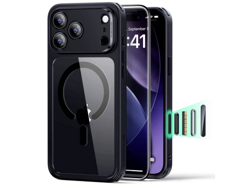 Esr Case Apple Iphone 17 Pro Sort, Transparent 1A89100201