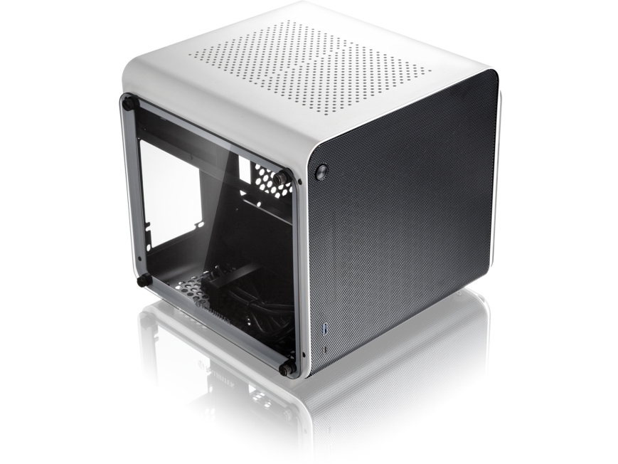 Raijintek Metis Evo Tgs, Mini Tower, Pc, Weiß, Mini-Itx, Aluminium, Spcc, Gehärtetes Glas, 13,5 Cm