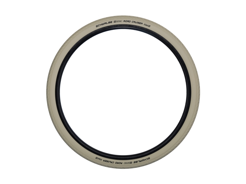 Schwalbe Road Cruiser-däck, svart/vit, 47-622 (28 x 1,75) | Cykling - Hjul, däck och slangar - Däck för cyklar | GameStuff