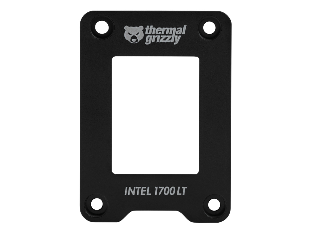 Thermal Grizzly CPU Contact Frame, Uppgraderingssats för ram, Akrylnitrilbutadienstyren (ABS), Svart, LGA 1700, 51 mm, 71 mm | Datorkomponenter - Kylning & moddning - Övrig Kylning | GameStuff