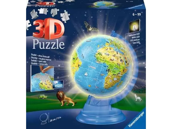 Ravensburger 112883, 180 Stück(E), Globus, 6 Jahr(E)
