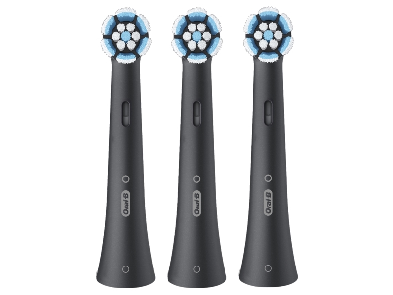 "Oral B Io Series Gentle Care Ersatzköpfe - Schwarz - 3 Stück.